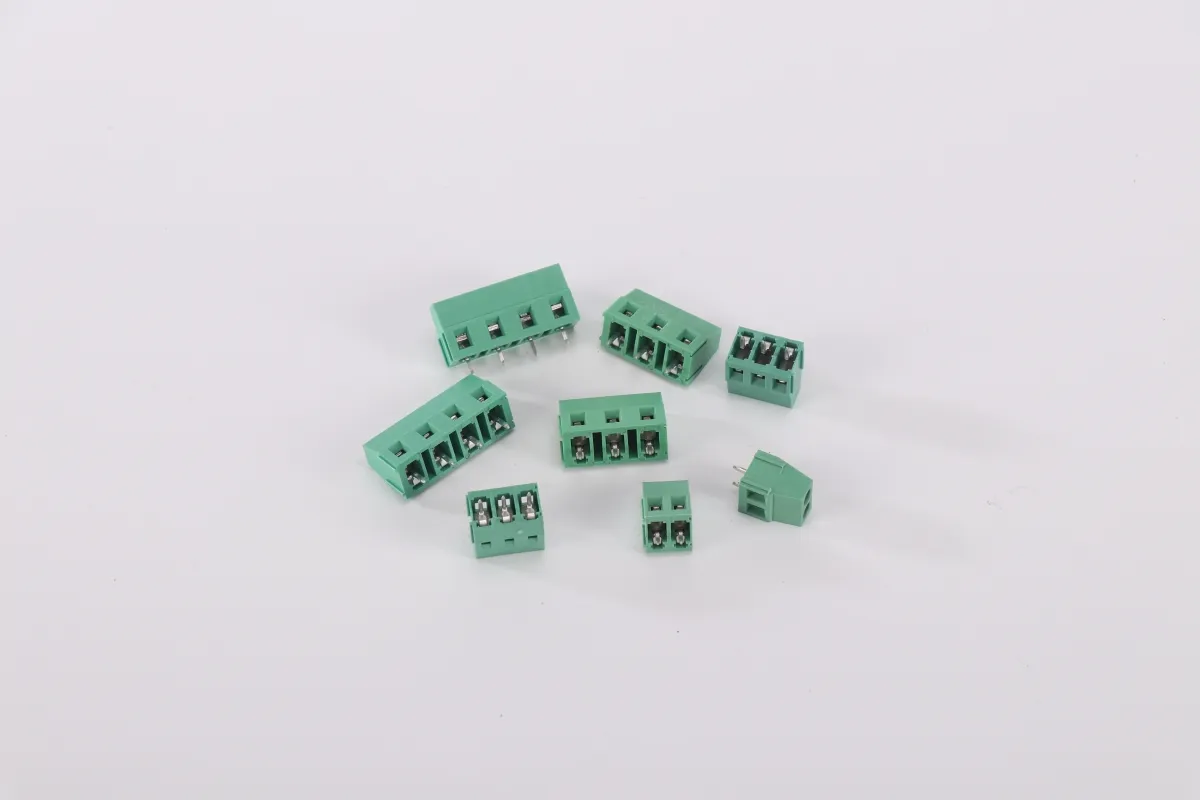 ピッチ5.0mm7.5mmプラスチックキャビネットセットヒューズフェアレジスタンスAilスクリュータイプPvc PCBスクリュー端子台