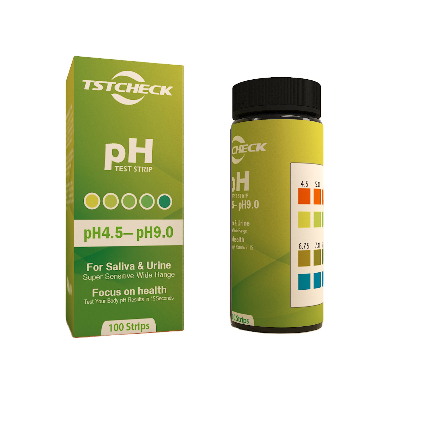 Tstcheck Ph Test Strips 4.5-9 Ph Voor Urine Speekselzuurgraad Alkalische Balans Ph Testkit Papier