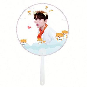 Bangtan Boys Wholesale <b>Map</b> of the Soul 7 Concert Printed Hand Fan Transparent PVC Plastic Fan - Product Image 6