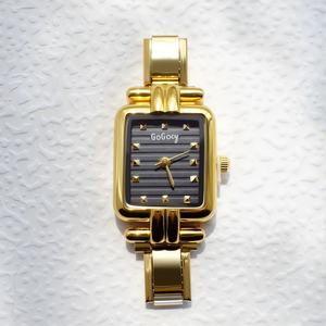 Montre à Quartz Carrée Vintage Européenne et Américaine pour Femme, Bracelet DIY Décontracté Tout-Assorti, en Acier Inoxydable, Vente en Gros, Meilleures Ventes - Product Image 3