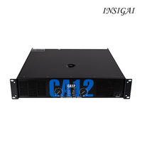 Amplificateur de puissance audio professionnel stéréo CA12 2U 8 Ohms 2*800W Classe H 2 canaux pour système PA, haut-parleur et subwoofer de basses