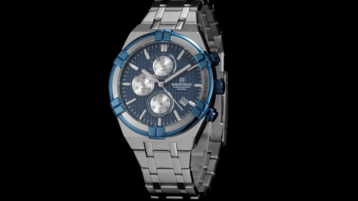 NAVIFORCE 8042 GGG Gold Big Men Wrist Watch - Luxury & Waterproof