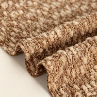 Tissu Chenille Bouclé Chenxin 100% Polyester Anti-Boulochage 300g/m Teint Uni Poids Moyen pour Canapés et Jouets Personnalisés pour Filles