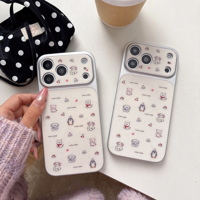 New Fashion Multiple Cute Animals Phone case Japanese Style for iPhone 17 Pro Max 16 15 Pro 15 14