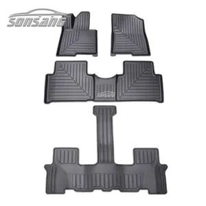 SONSANG usine en gros TPE tapis de sol de <span class=keywords><strong>voiture</strong></span> pour KIA Sorento 2024 tapis de <span class=keywords><strong>voiture</strong></span> 3D personnalisé tapis de <span class=keywords><strong>voiture</strong></span> imperméables antidérapants - Product Image 1
