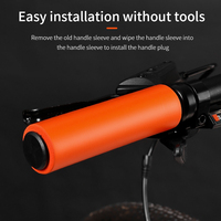 Nuevos Puños Ultraligeros de Silicona para Manillar de Bicicleta de Montaña MTB Antideslizantes