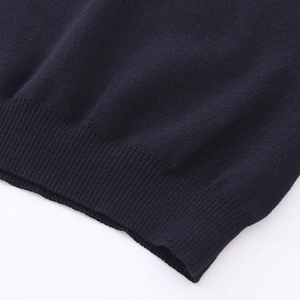 DFS0904 Pull tactique bleu marine foncé avec patch bleu marine pour les épaules et les coudes - Product Image 4