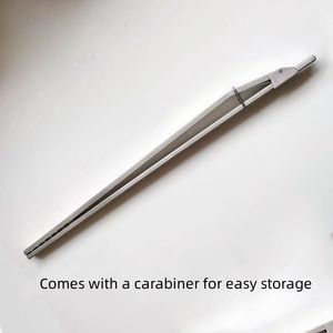 Pince à bûches | Pince à cheminée en acier inoxydable-Outils de foyer avec allumage par bâton pour feu de camp Barbecue - Product Image 3