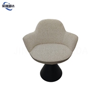 Jinruishengda Tabouret de maquillage rotatif en bois haut de gamme, style luxe léger italien, avec dossier, pour chambre à coucher