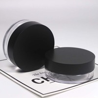 Boîte de poudre noire PS 5g10g20g30g avec couvercle transparent et écran en maille