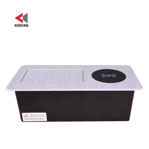 Nhúng lõm pop-up Tabletop Máy tính để bàn sofa Máy Trạm ghế Ổ cắm điện điện thoại di động QI sạc không dây sạc <span class=keywords><strong>USB</strong></span> - Product Image 1