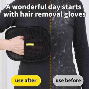 New Design Pet Grooming Cat Hair Removal Glove Pet Hair Remover Glove Pet Cleaning Deshedding Glove for Clothes <b>Bed</b> Mat <b>Sofa</b> - Product Image 4
