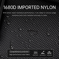 Petit sac bandoulière en nylon pour homme, sac messager imperméable 1680D, fermeture éclair YKK, boucle magnétique, 0,31 kg, sac à dos décontracté pour la journée