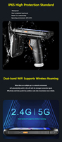 Scanner de codes-barres WiFi longue portée lecteur RFID Android sans fil portable 860-960Mhz 6-10M Distance de lecture UHF SDK gratuit