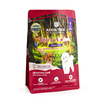 Pochette debout avec logo de forme personnalisée Friandises naturelles pour animaux de compagnie savoureux Emballage de nourriture pour chiens en feuille d'aluminium Sacs d'alimentation pour chiens faits à la main