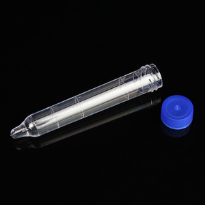 Langjian 12ml <b>Screw</b> Capped Urine Sediment Collection Tube With Pointed Bottom Disposable Ps Graduated Test Tube - Product Image 1
