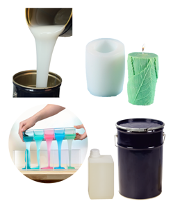 Caoutchouc de silicone liquide de haute précision 15 Shore a pour les moules à savon à <span class=keywords><strong>bougie</strong></span> en résine très détaillés facilitant le démoulage - Product Image 1