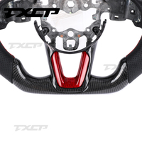 Roda kemudi serat karbon, cocok untuk Mazda 3 Mazda 6 Axela Atenza RX8 MX5 CX3 CX8 CX9 CX-4 CX-5 RX-7 CX5 RX7