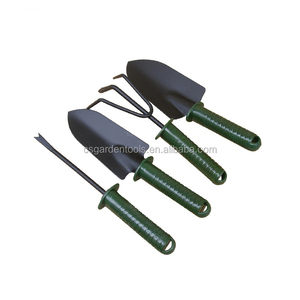 Ensemble de 4 outils de jardinage miniatures pour enfants : pelle et râteau - Product Image 1