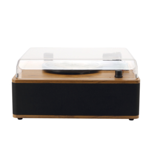 Tourne-disque rétro BT avec Bluetooth, lecteur <span class=keywords><strong>de</strong></span> disques vinyles avec couvercle anti-poussière, en bois, excellent son - Product Image 6