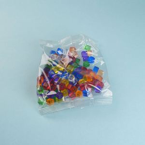 Cubos Acrílicos Transparentes de Colores, Mini Dados en Blanco para Manualidades, Piezas de Juego de Mesa, Fichas de Juego de Mesa, Contadores de Juegos de Cartas - Product Image 3