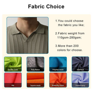 Tela Dobby de Alta Calidad con Logotipo Personalizado Bordado, Ecológica, Transpirable, para Hombre, de Color Sólido, Tejida, 100% Poliéster, de Secado Rápido - Product Image 4