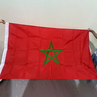 Drapeau américain 3x5 pieds en polyester, résistant pour l'extérieur, étoiles brodées, rayures cousues, avec œillets en laiton