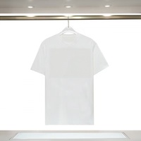 Camiseta de Hombre 2026, Nueva, Casual, para Negocios, Estampada, Transpirable, de Algodón Puro, Suave al Tacto, de Manga Corta y Gruesa