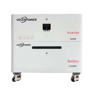 Baterías de iones de litio móviles 51,2 V 300ah 15kwh Baterías de litio <span class=keywords><strong>Inversor</strong></span> de 5KW para el hogar Sistema solar Apartamento Centro DE DATOS Patio - Product Image 1