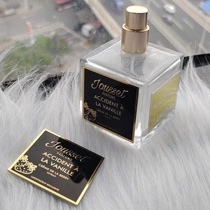 Étiquette de parfum en métal personnalisée de haute qualité, étiquette de parfum en aluminium, étiquette de parfum en métal 3D en relief - Product Image 1