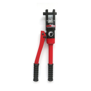 Alicates de crimpado hidráulicos manuales YQK-120 rápidos para electricistas, terminales de cobre rojo/negro - Product Image 1