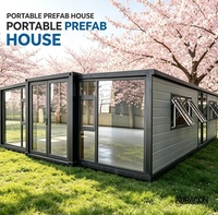 Maison conteneur modulaire préfabriquée en acier extensible de 40 pieds, pour jardin, portable, avec salle de bain de luxe, bureau, bâtiment, appartement