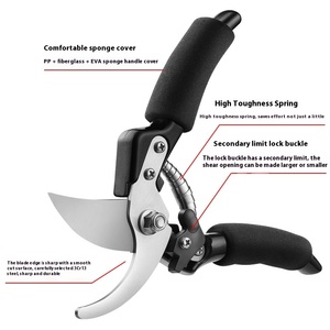 Powerful Stainless Steel Pruning <strong>Shears</strong> Labor-Saving Industrial Multi-Functional Heavy Duty Garden Hand Tools for <strong>Bonsai</strong> - Product Image 4