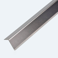 Protection d'angle en acier inoxydable 304 en forme de L sur mesure pour décorations murales, fabriquée en Chine