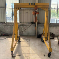 Pont roulant électrique léger à flèche pivotante avec capacité de 3 tonnes pour la construction et l'utilisation en petite usine