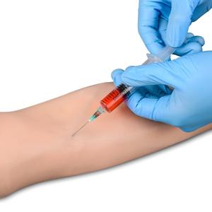 Modèle d'entraînement à l'injection IV, simulateur de flebotomie et de ponction veineuse avec support IV pour la formation en soins <span class=keywords><strong>infirmiers</strong></span> - Product Image 2