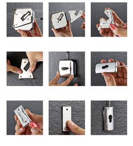 <span class=keywords><strong>Cuerda</strong></span> <span class=keywords><strong>de</strong></span> nailon <span class=keywords><strong>de</strong></span> alambre retráctil <span class=keywords><strong>extensible</strong></span> montada en la pared, <span class=keywords><strong>tendedero</strong></span> interior <span class=keywords><strong>de</strong></span> acero inoxidable 304 para el hogar del Hotel - Product Image 6