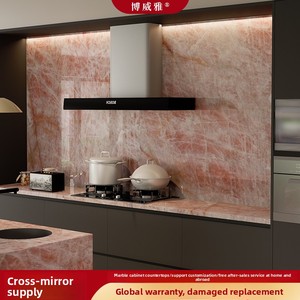 Gabinetes BOWEIYA Hechos a Medida con Encimeras de Mármol Natural de Lujo para Cocinas y Mesas de Comedor, Instalación <span class=keywords><strong>Bajo</strong></span> <span class=keywords><strong>Encimera</strong></span>, Duraderos - Product Image 4