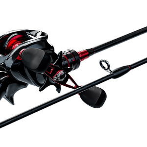 Bộ cần câu và máy câu CWSACR05-A 2.1M 2.4M 2.7M 2 khúc cán EVA màu đỏ dành cho nước mặn - Product Image 1