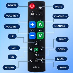 Télécommande universelle ergonomique légère à gros boutons pour tous les téléviseurs Samsung//VIZIO//Hisense//Panasonic et plus encore - Product Image 6