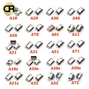 Wholesale Model Mobile Phone Accessories Repair Charging Port Dock Connector pin de carga For Samsung A20 A30 A50 A70 A51 A21