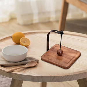 Wholesale Wooden Tissue <b>Box</b> Holder Tabletop Napkin <b>Storage</b> Rack Restaurant Desktop <b>Paper</b> Organizer Home Decoration Accessory - Product Image 2