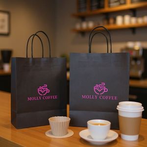 Bolsa de Papel Ecológica Personalizada para Compras, Bolsa de Regalo de Papel Kraft Biodegradable, Venta al por Mayor Directa de Fábrica con Asa para Comercio Minorista - Product Image 2