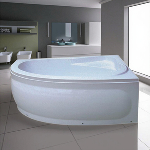 Free-<strong>Standing</strong> Corner Kids <strong>Bath</strong> Tub with Seat for Soaking and Shower <strong>Bath</strong> - Product Image 3