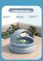 Meistverkaufter Runder PVC-Pool für Kinder & Erwachsene Faltbarer Outdoor-Pool Verstärkt Langlebig Umweltfreundlich
