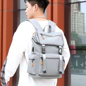 Custom Lightweight GPS-enabled <b>Large</b>-capacity Tactical Computer <b>Backpack</b> with USB PU Material Zipper Closure for Business Travel - Product Image 5