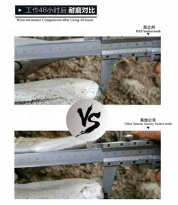 Il tipo di roccia benna dente escavatore ottenere parti PN 9 w8452rc/3452 escavatore adattatori E330 benna denti - Product Image 4