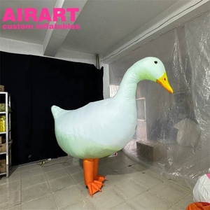 Simulation <strong>Inflatable</strong> White Duck <strong>Costume</strong> for Performance Activity Decoration - Product Image 5