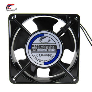Ventilateur <span class=keywords><strong>d</strong></span>'extraction industriel à grand volume <span class=keywords><strong>d</strong></span>'<span class=keywords><strong>air</strong></span>, à cadre métallique, à pales en plastique, AC/DC, axial, ventilateur de refroidissement - Product Image 1
