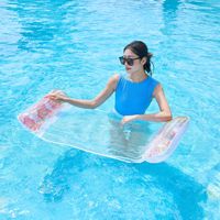 Lit flottant gonflable en PVC Wilda WX043 pour piscine, coussin d'air pour enfants et adultes, chaise longue pour la marche sur l'eau, jeu aquatique, natation